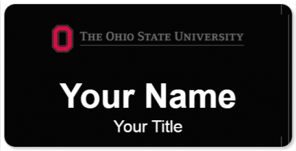 Custom name badges for The Ohio State University