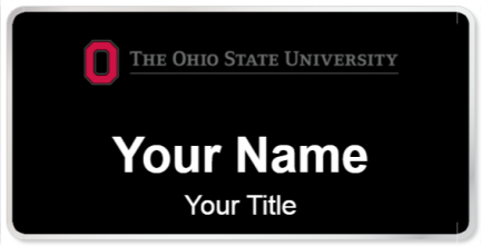 Custom name badges for The Ohio State University