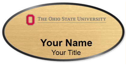 Custom name badges for The Ohio State University