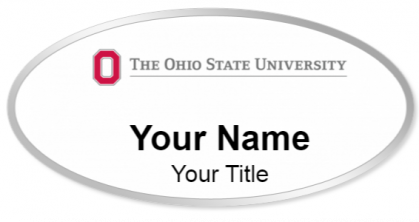 Custom name badges for The Ohio State University