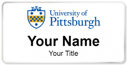 Custom name badges for University of Pittsburgh
