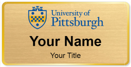 Custom name badges for University of Pittsburgh