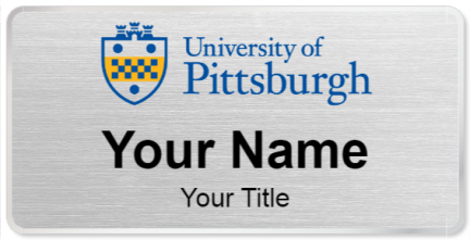 Custom name badges for University of Pittsburgh