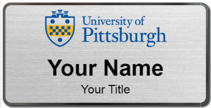 Custom name badges for University of Pittsburgh