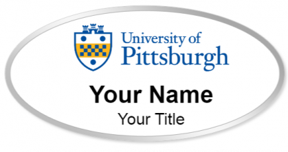 Custom name badges for University of Pittsburgh