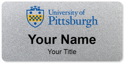 Custom name badges for University of Pittsburgh