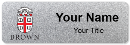 Custom name badges for Brown University