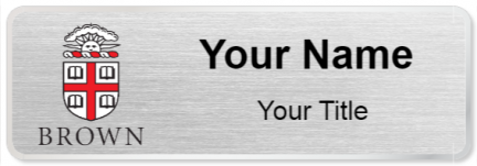 Custom name badges for Brown University