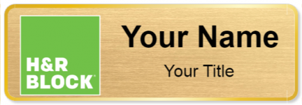 Custom name badges for H&R Block