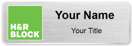 Custom name badges for H&R Block