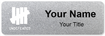 Custom name badges for Undefeated