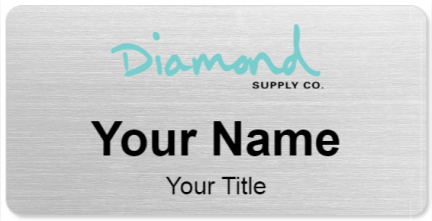 Custom name badges for Diamond Supply Co