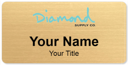 Custom name badges for Diamond Supply Co