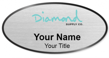 Custom name badges for Diamond Supply Co
