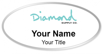 Custom name badges for Diamond Supply Co