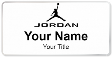Custom name badges for Air Jordan