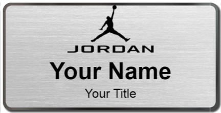 Custom name badges for Air Jordan