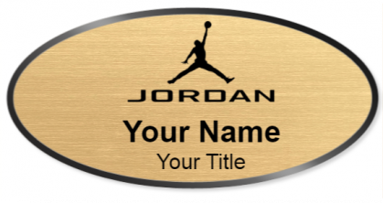 Custom name badges for Air Jordan
