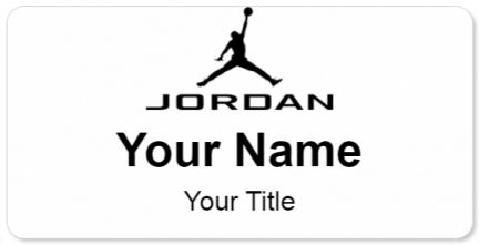 Custom name badges for Air Jordan