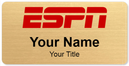 Custom name badges for ESPN