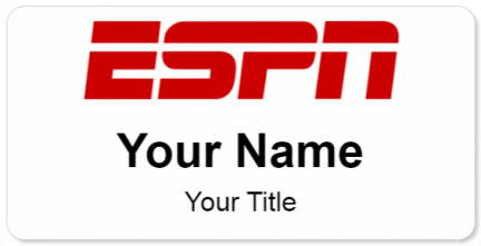 Custom name badges for ESPN