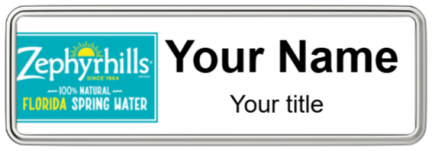 Custom name badges for zephyrhills