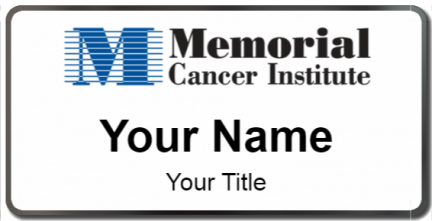 Custom name badges for Memorial West Cancer Institute