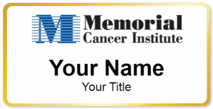 Custom name badges for Memorial West Cancer Institute