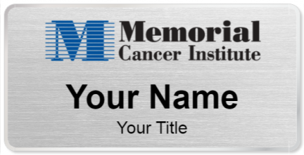 Custom name badges for Memorial West Cancer Institute