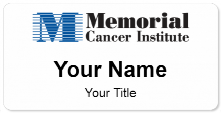 Custom name badges for Memorial West Cancer Institute