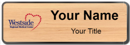 Custom name badges for Westside Regional Medical Center