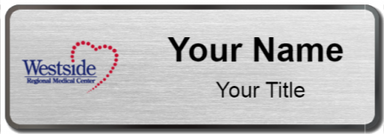 Custom name badges for Westside Regional Medical Center