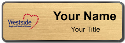 Custom name badges for Westside Regional Medical Center