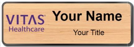 Custom name badges for VITAS Healthcare