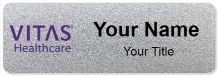 Custom name badges for VITAS Healthcare