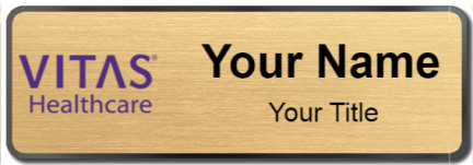 Custom name badges for VITAS Healthcare