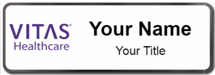 Custom name badges for VITAS Healthcare