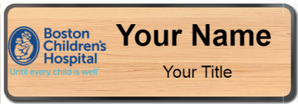 Custom name badges for Boston Childrens Hospital