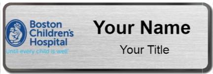 Custom name badges for Boston Childrens Hospital