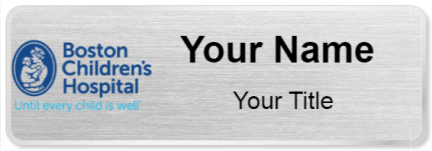 Custom name badges for Boston Childrens Hospital