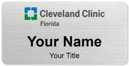 Custom name badges for Cleveland Clinic Florida