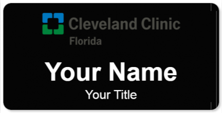 Custom name badges for Cleveland Clinic Florida