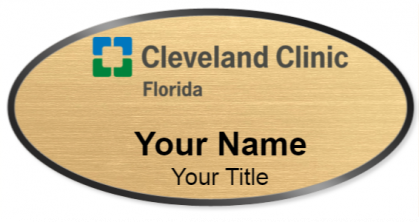 Custom name badges for Cleveland Clinic Florida