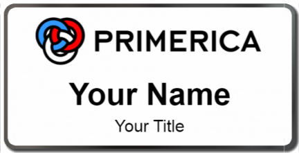 Custom name badges for Primerica