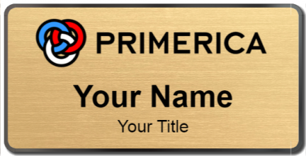 Custom name badges for Primerica