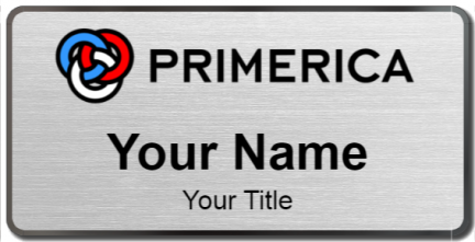 Custom name badges for Primerica