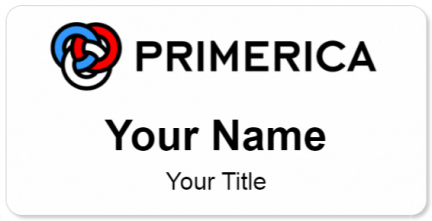 Custom name badges for Primerica