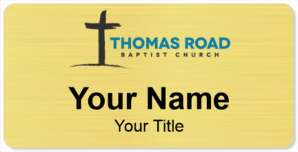 Custom name badges for Thomas Road Baptist Church