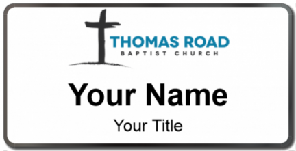 Custom name badges for Thomas Road Baptist Church