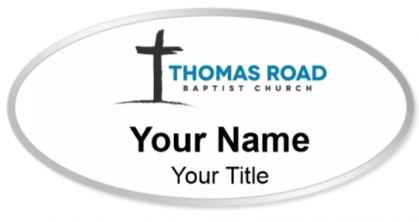 Custom name badges for Thomas Road Baptist Church